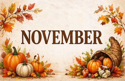 November 2026 Newsletter